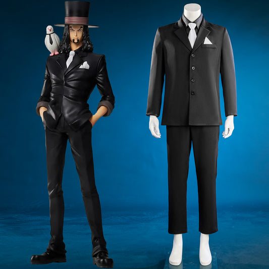 One Piece Rob Lucci Cosplay Costume