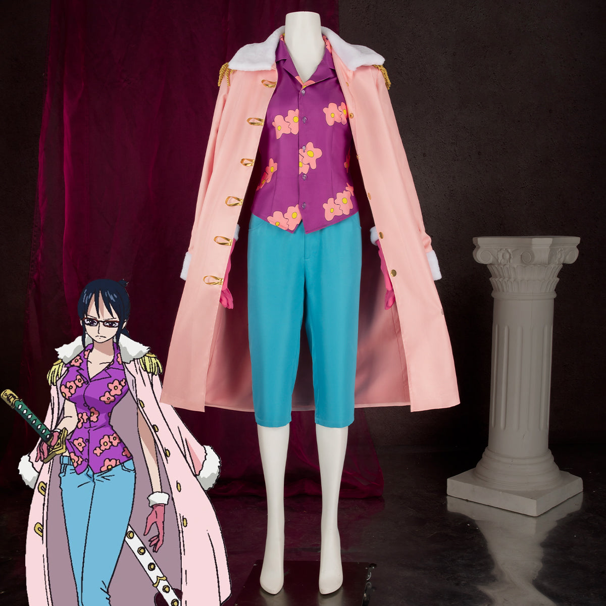 One Piece Tashigi Cosplay Costume Gcosplay one-piece-tashigi-cosplay-costume-gcosplay