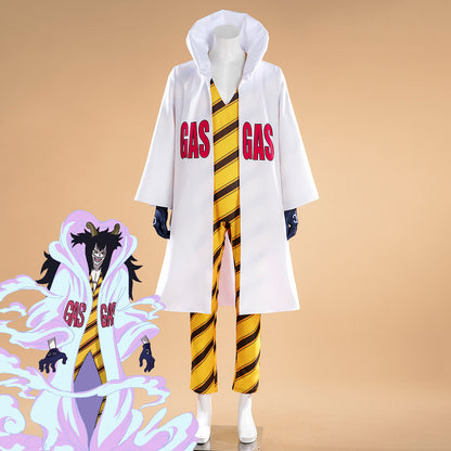 One Piece The Scientist Caesar Clown Cosplay Costume