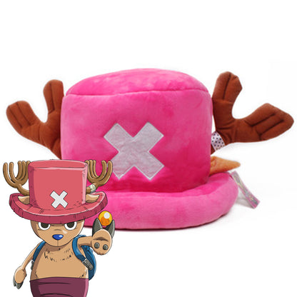 One Piece Tony Tony Chopper Two Years Ago Pink Hat Cosplay Accessory Prop