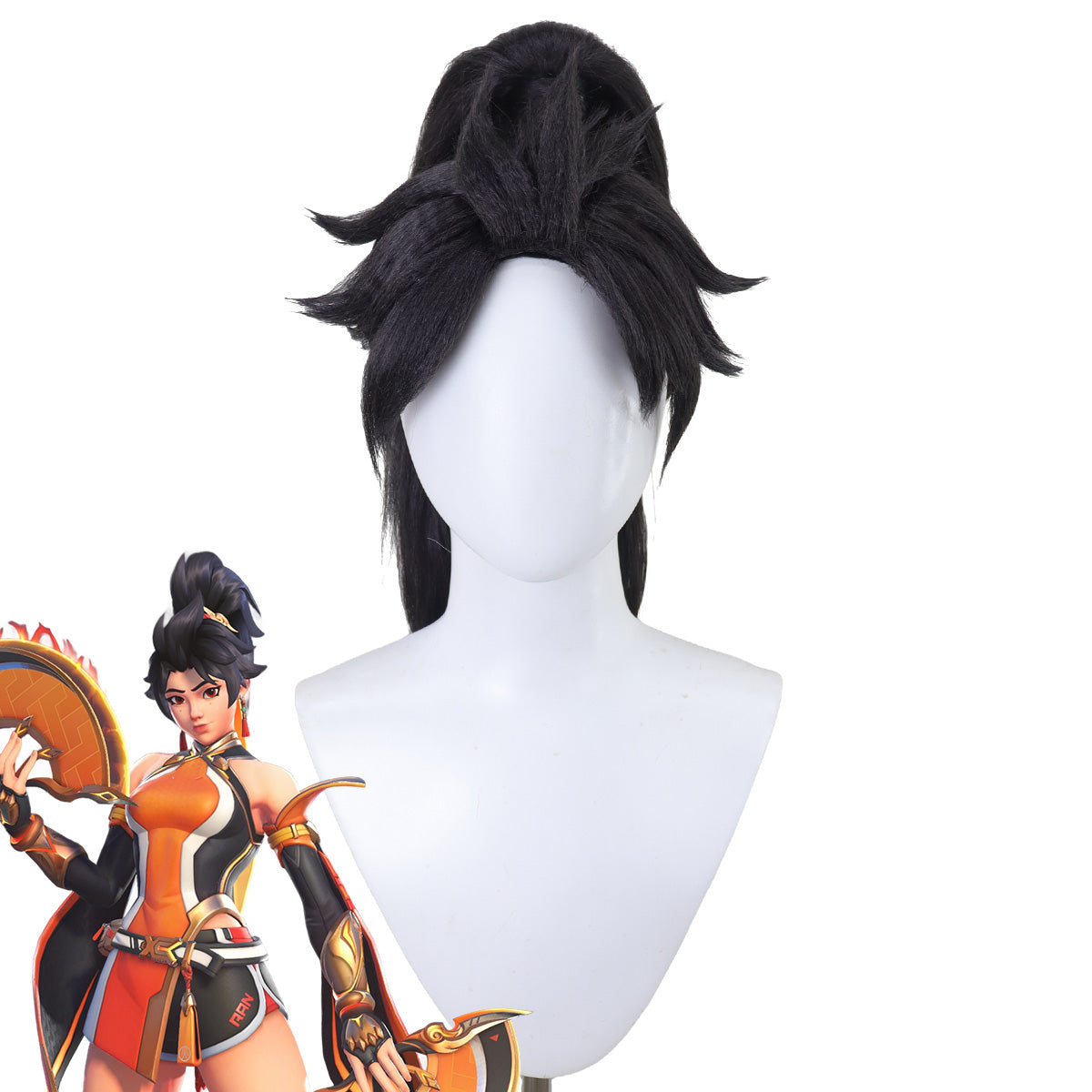 Honkai: Parrucca cosplay d'argento di Star Rail Arlan
