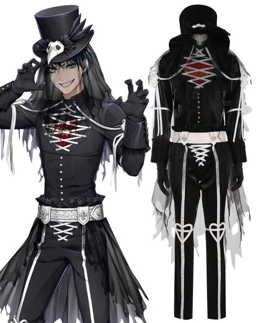 Disney Twisted Wonderland Heartslabyul Ace Trappola Halloween Cosplay Costume