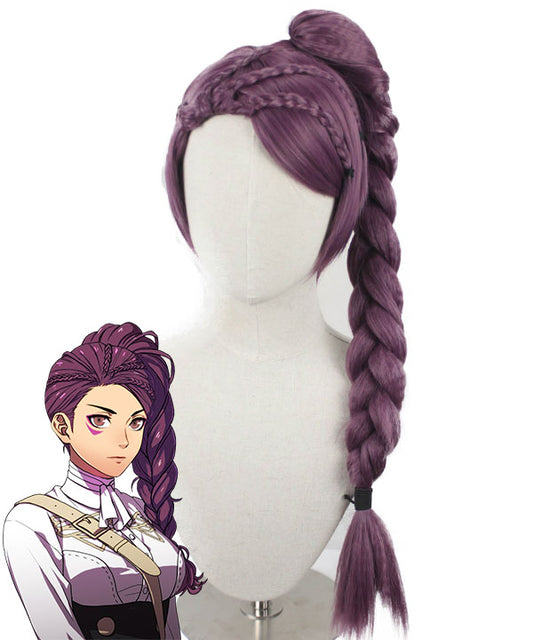 FE: Three Houses Petra Purple Cosplay Wig