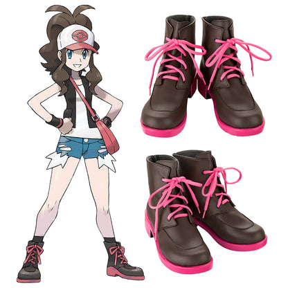 PM Black White PM Hilda Cosplay Shoes