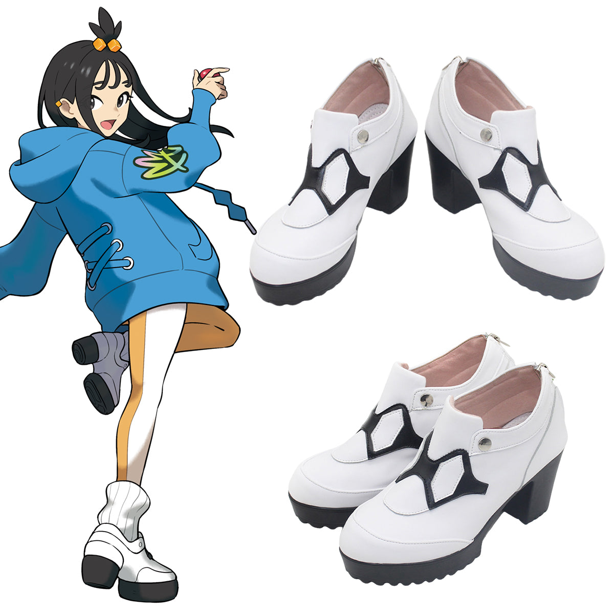 PM Legends: ZA Deuro Lida Cosplay Shoes
