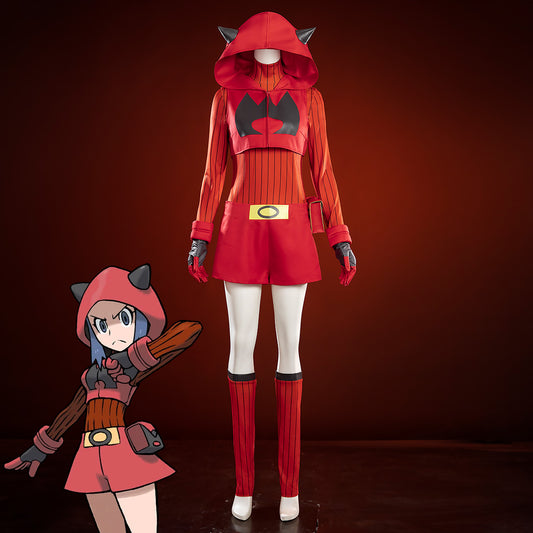 PM Omega Ruby PM Team Magma Grunt Female Cosplay Costume