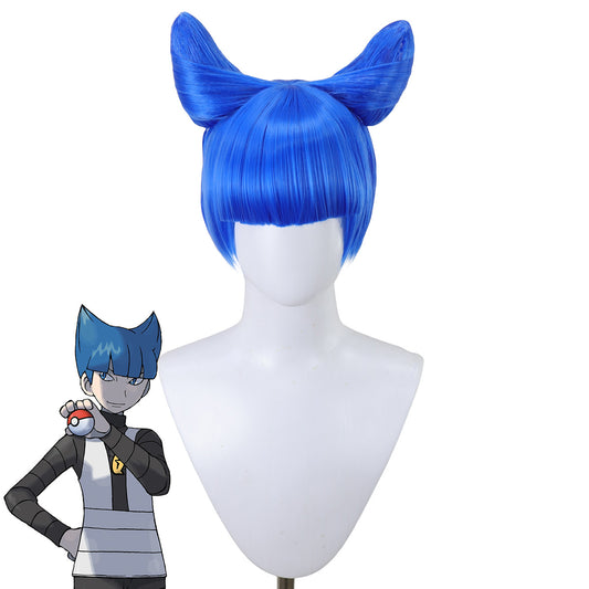PM PM Brilliant Diamond and Shining Pearl Saturn Blue Cosplay Wig