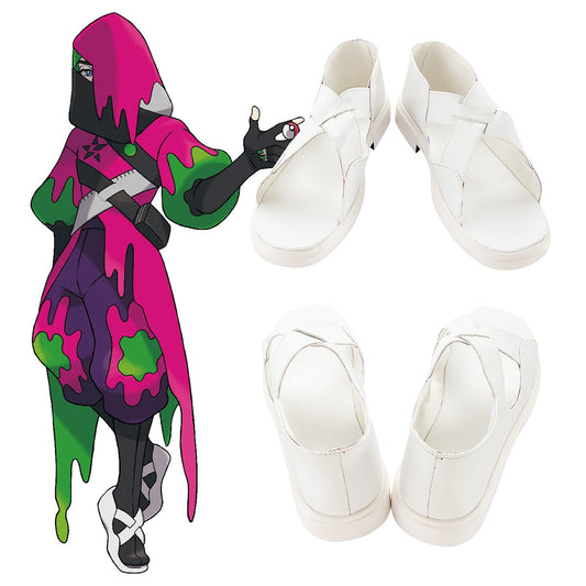 Akatsuki Deidara aus Naruto Halloween Weiße Schuhe Cosplay Stiefel