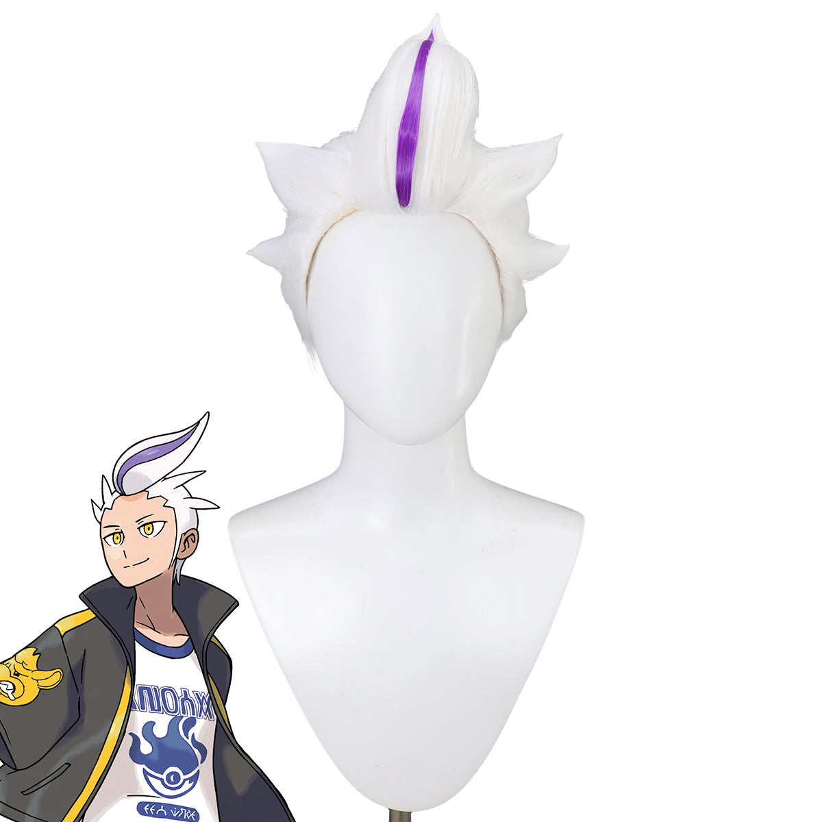 Honkai: Star Rail Arlan Silber Cosplay Perücke