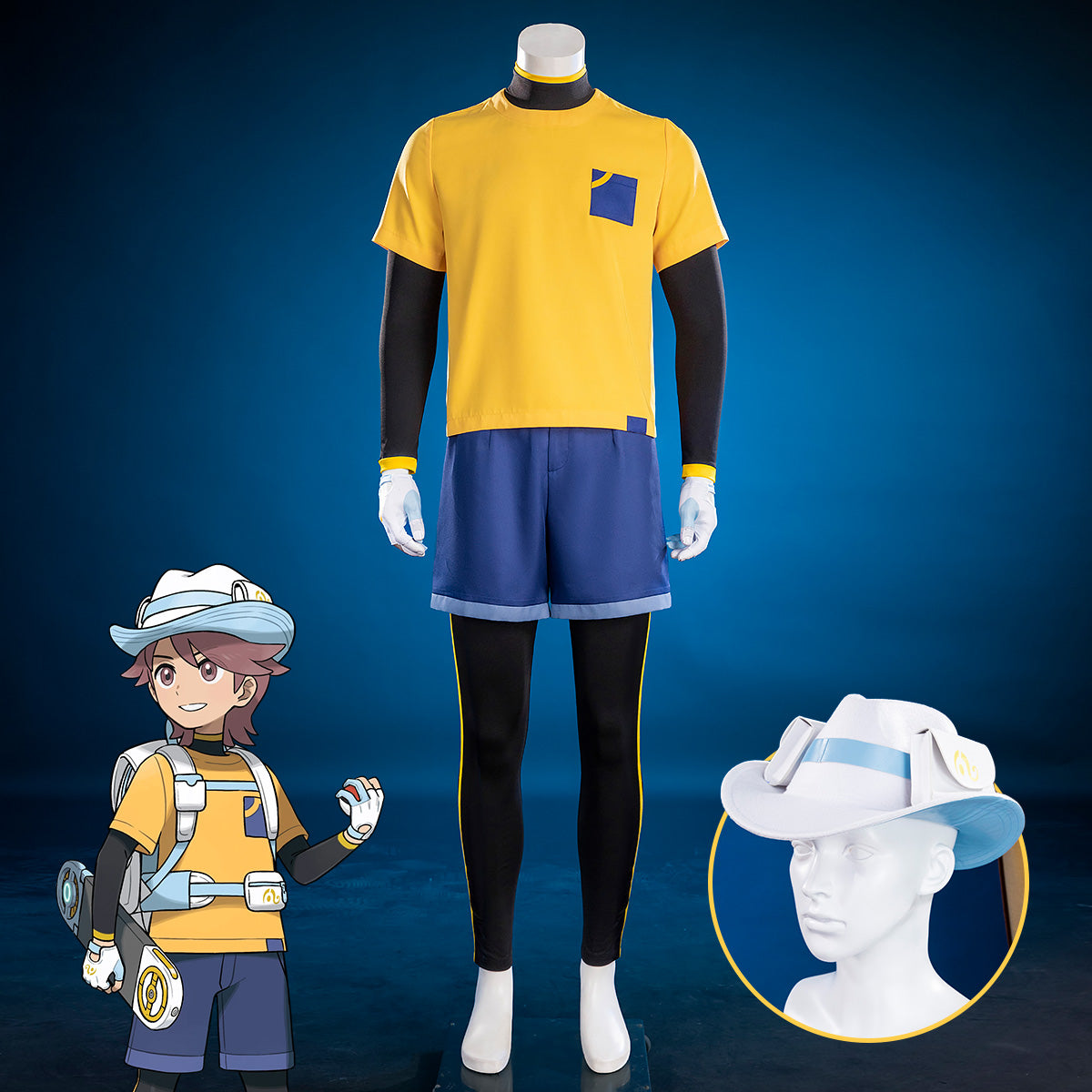 PM Winds and Waves Winds Trainers Male Cosplay Costume