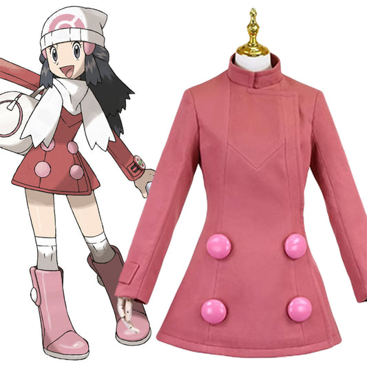 Pokemon Diamond and Pearl PM Platinum Dawn Cosplay Costume