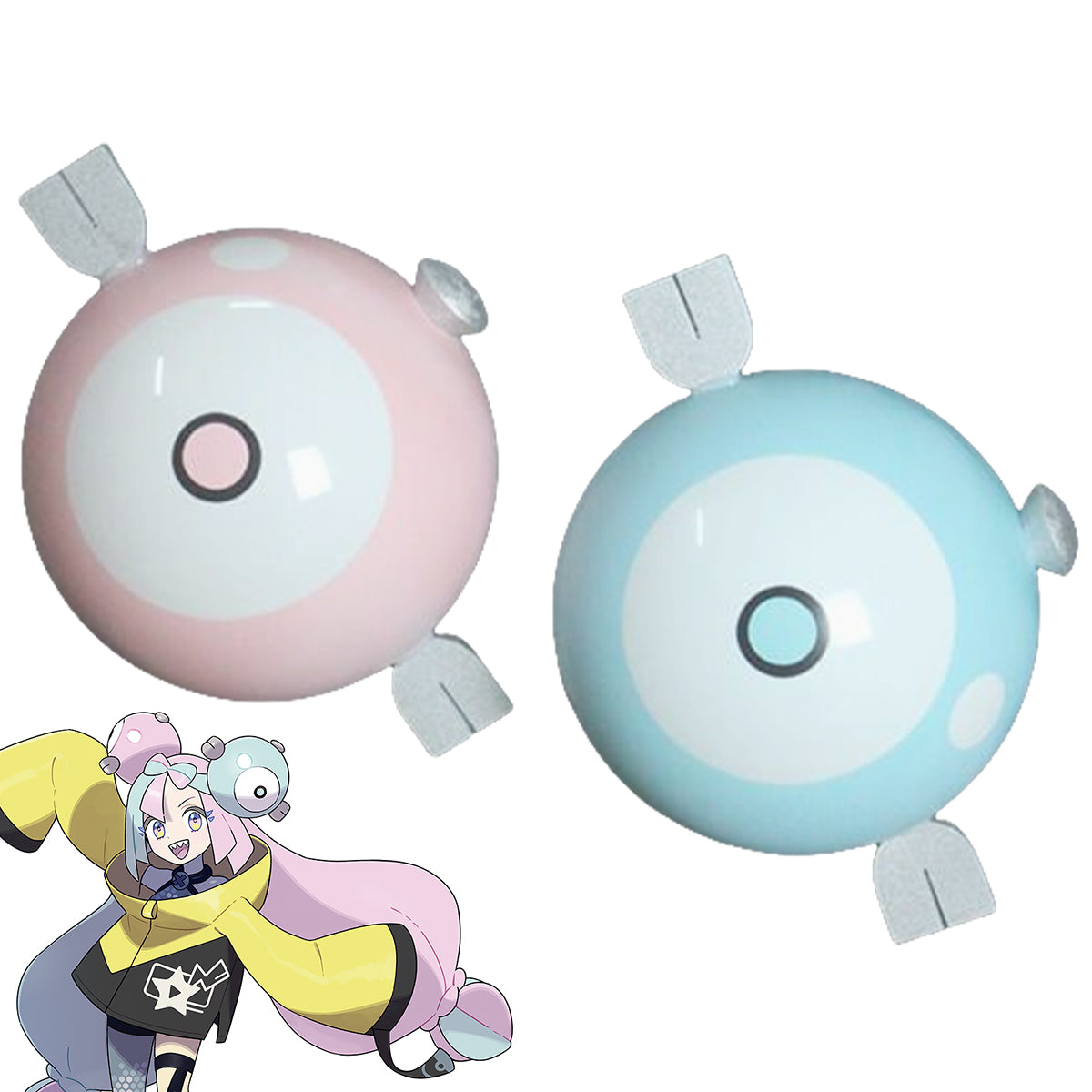 Pokemon Pokémon Scarlet and Violet Iono Pink Blue Headwear Cosplay Accessory Prop