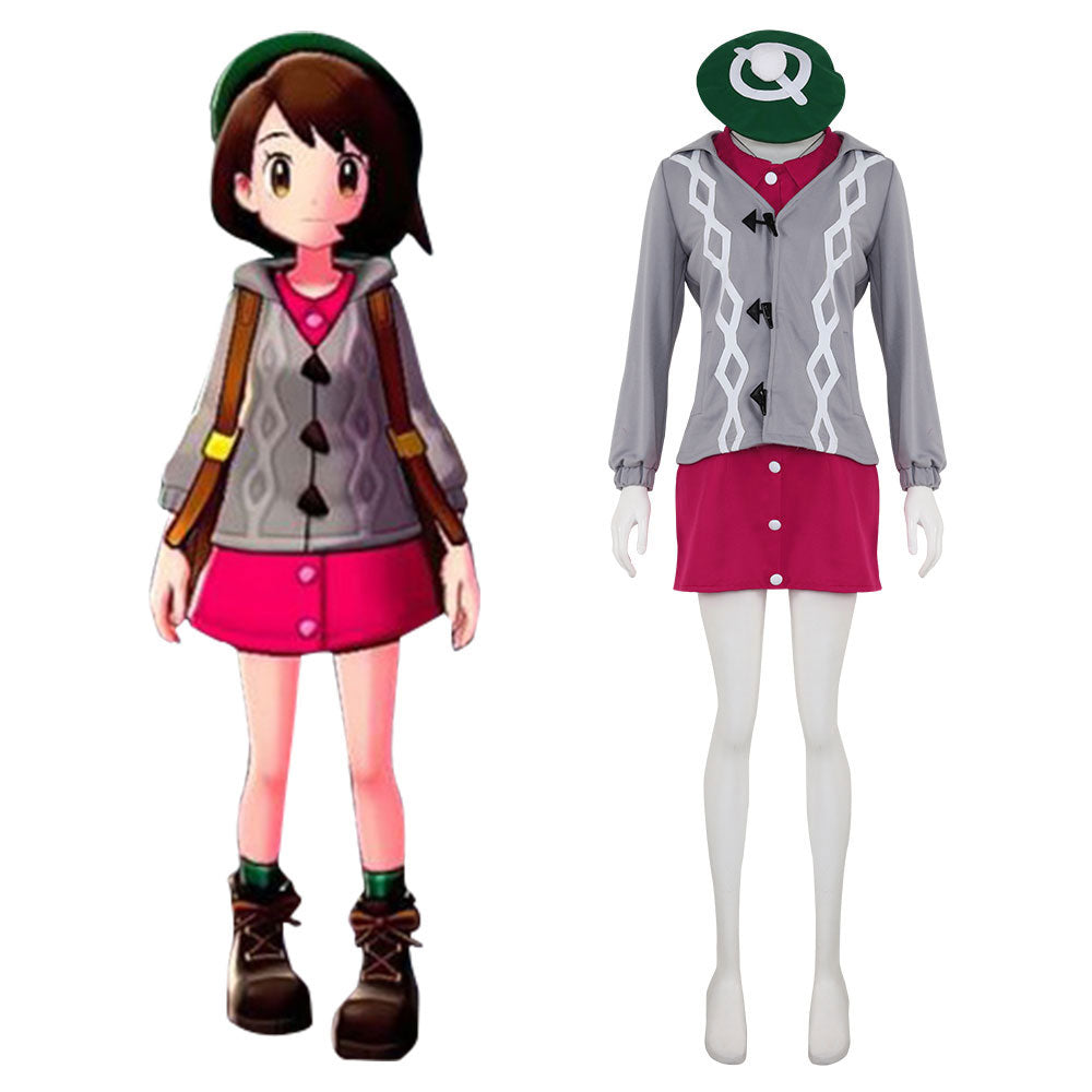 Pokemon Sword and PM Shield Female Trainer Cosplay Costume