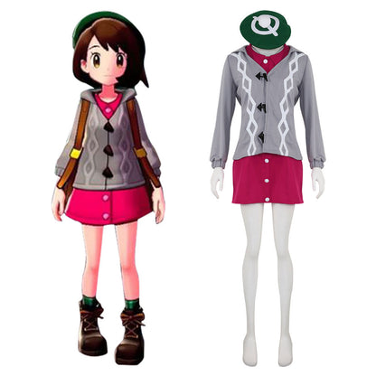 Pokemon Sword and PM Shield Female Trainer Cosplay Costume