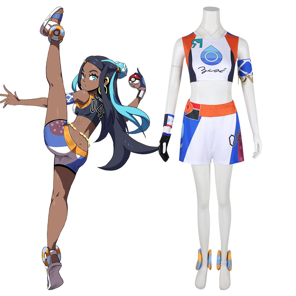 Pokemon Sword and Shield Nessa Cosplay Costume