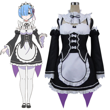 Re: Life In A Different World From Zero Rem Cosplay Costume