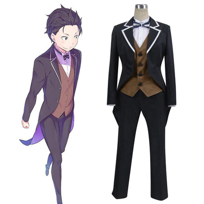 Re: Life In A Different World From Zero Subaru Natsuki Uniform Cosplay Costume