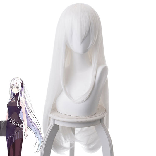 Re:Zero Re: Life In A Different World From Zero Echidna White Cosplay Wig