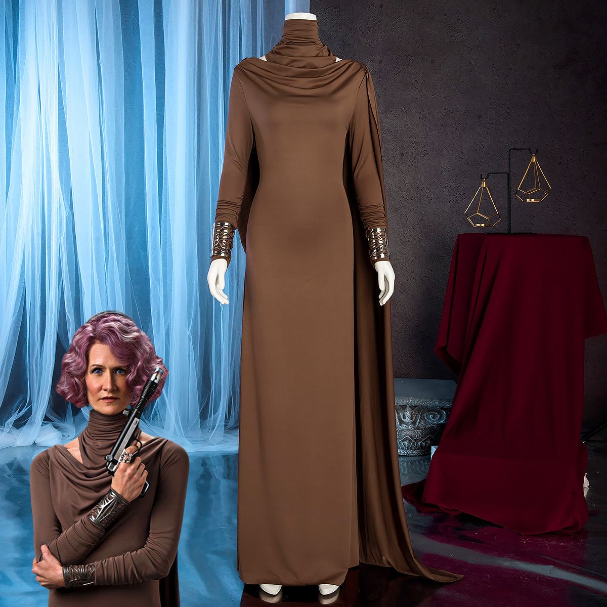 Star Wars Amilyn Holdo Cosplay Costume
