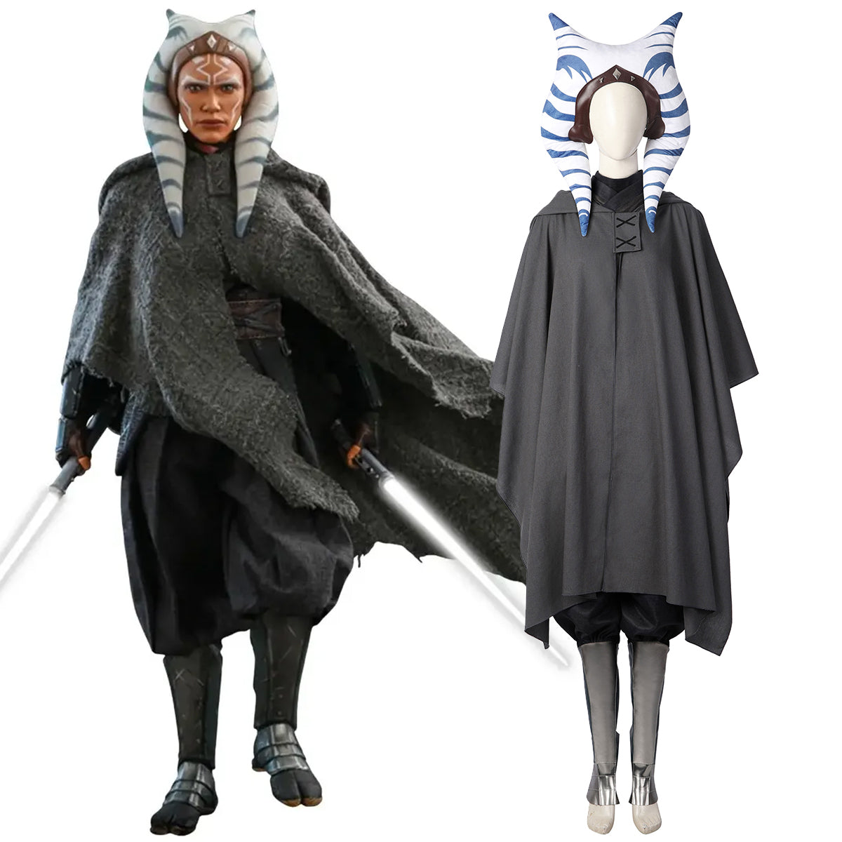 Star Wars The Mandalorian Ahsoka Tano Cosplay Costume