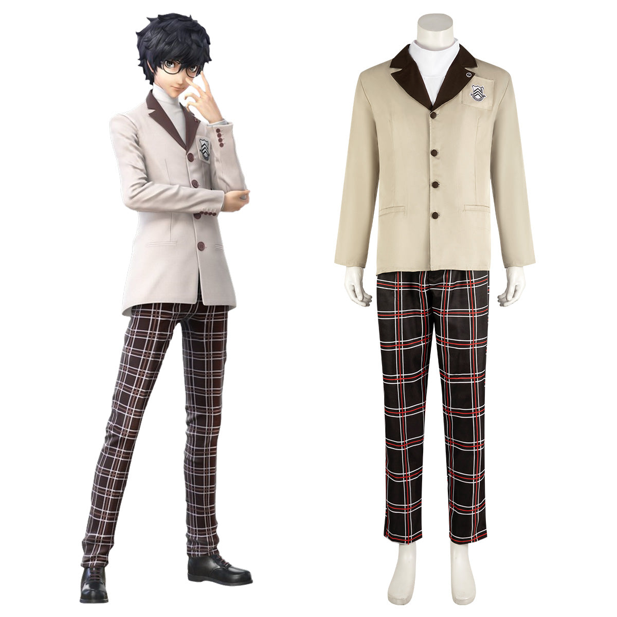 Super Smash Bros. Ultimate Persona 5 Joker Akira Kurusu Ren Amamiya School Uniform Cosplay Costume
