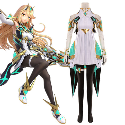 Super Smash Bros. Ultimate Xenoblade Chronicles Mythra Cosplay Costume