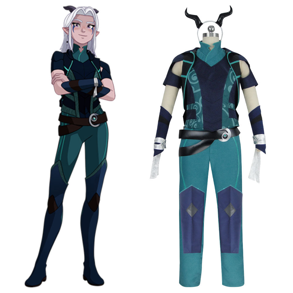 Rayla Figure The Dragon Prince Rayla Cosplay Costume – Gcosplay