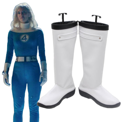 Akatsuki Deidara aus Naruto Halloween Weiße Schuhe Cosplay Stiefel