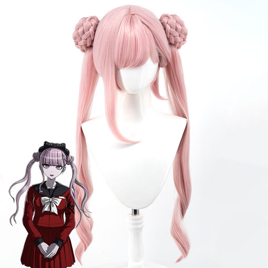 The Hundred Line -Last Defense Academy-Kako Tsukumo Pink Cosplay Wig