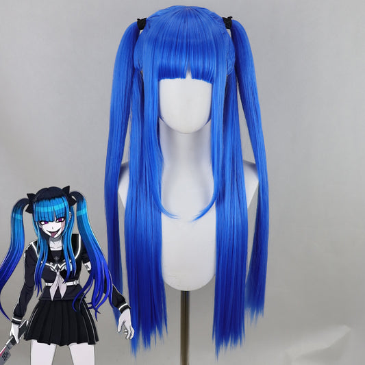 The Hundred Line -Last Defense Academy Amemiya Taimi Blue Cosplay Wig