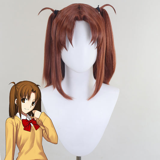 Tsukihime Yumizuka Satsuki Brown Cosplay Wig