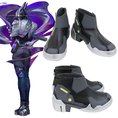 Akatsuki Deidara aus Naruto Halloween Weiße Schuhe Cosplay Stiefel