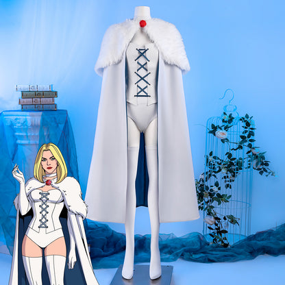 X-Men '97 White Queen Emma Frost Cosplay Costume