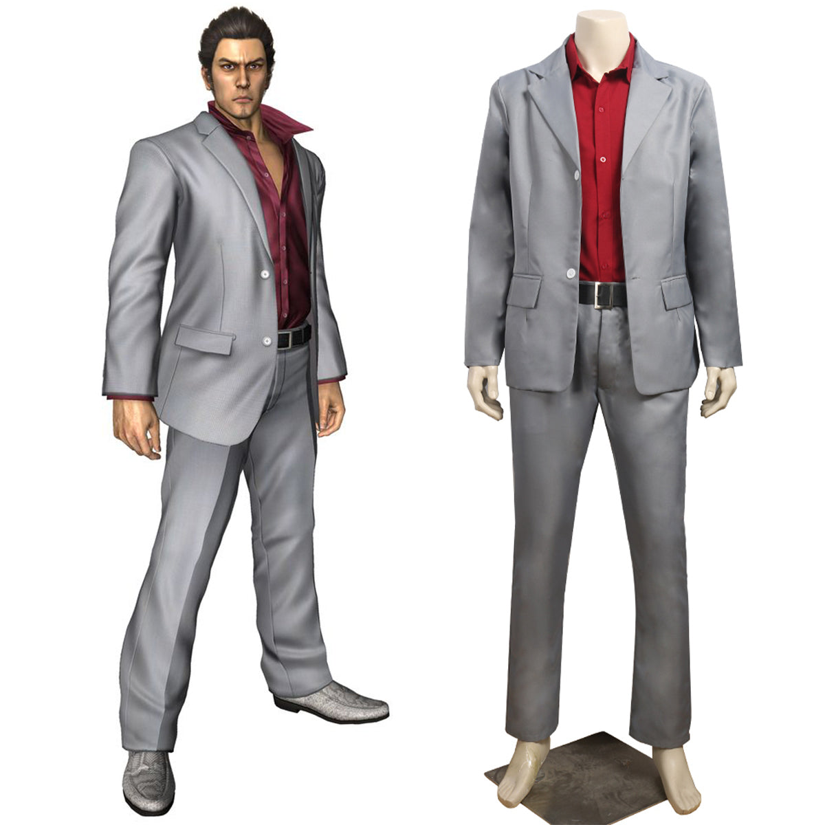 Yakuza Kazuma Kiryu Cosplay Costume