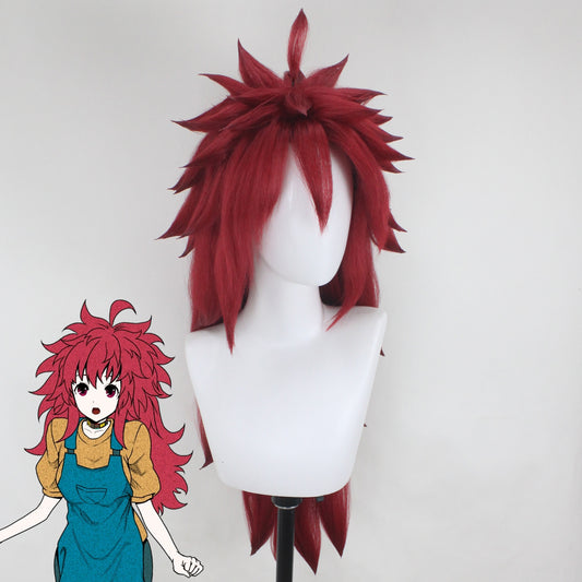 Your Turn To Die Nao Egokoro Red Cosplay Wig