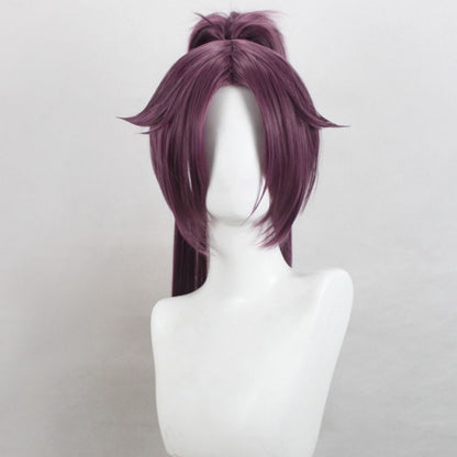 BLEACH Yoruichi Shihouin Purple Cosplay Wig