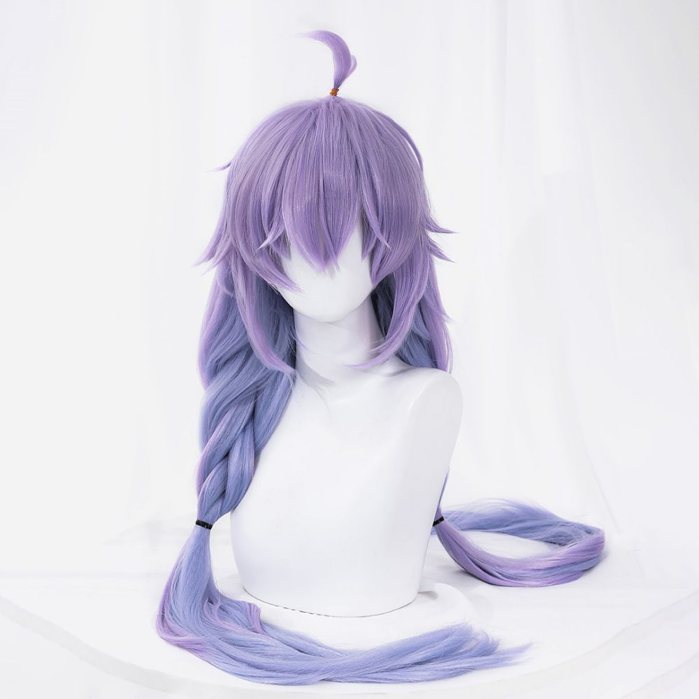 Honkai: Star Rail Bailu Purple Cosplay Wig