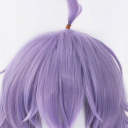 崩壞：星軌白鹿紫色角色扮演假髮