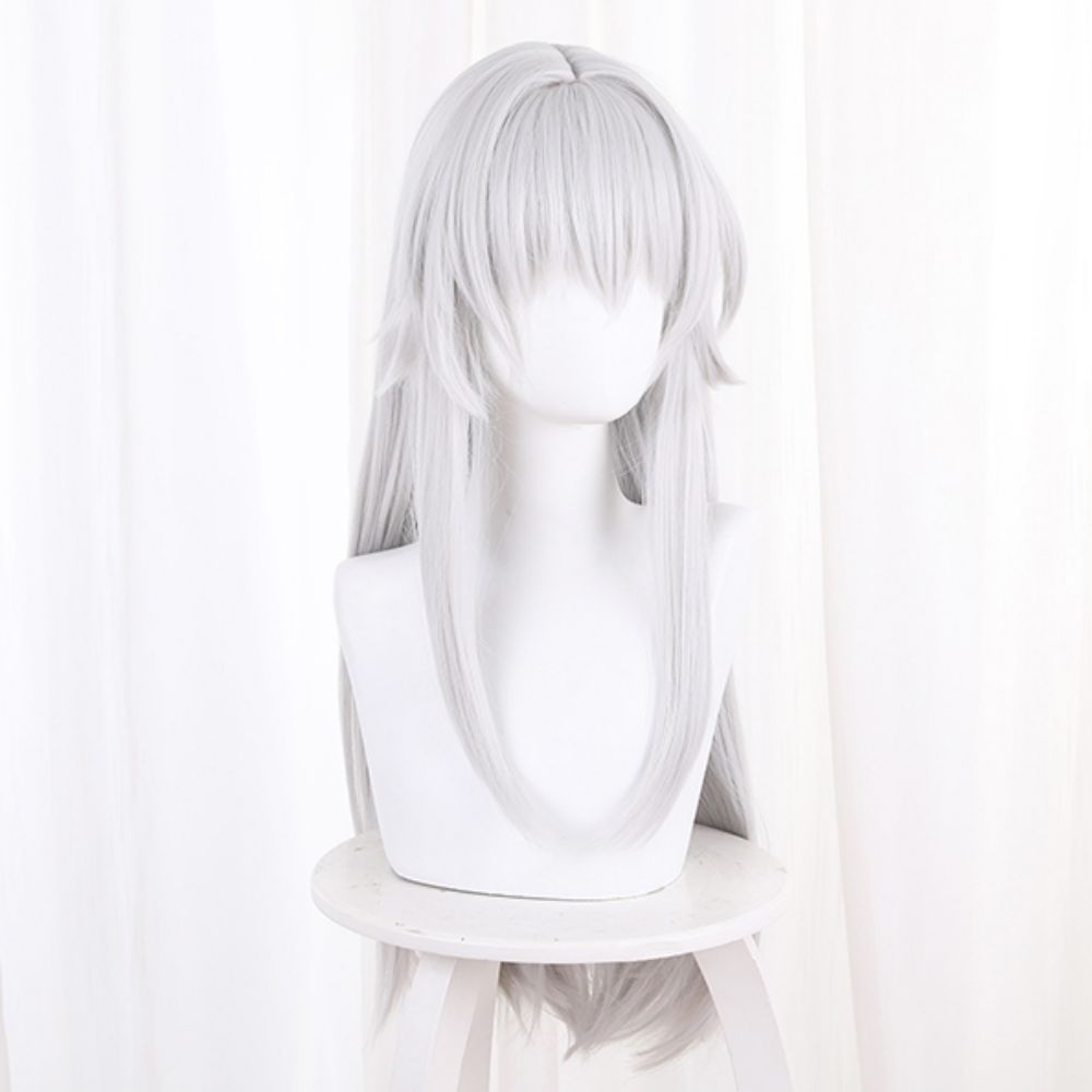Honkai: Parrucca cosplay bianca di Star Rail Clara