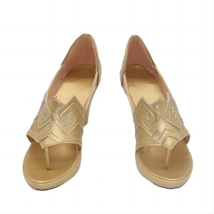 Honkai: Star Rail Tingyun B Edition Golden Cosplay Shoes