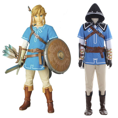 Costume Cosplay La Légende de Zelda: Breath of the Wild Link