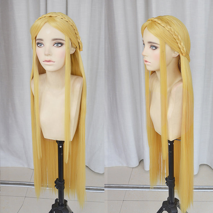 The Legend of Zelda: Breath of the Wild Princess Zelda Golden Cosplay Wig