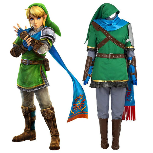 The Legend of Zelda Hyrule Warriors Link Cosplay Costume