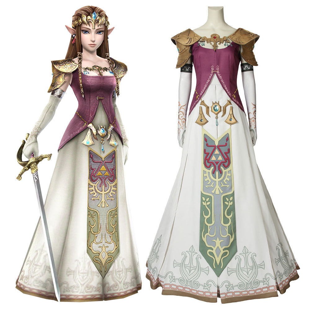 The Legend of Zelda Zeruda No Densetsu Twilight Princess Princess Of Hyrule Zeruda Hime Cosplay Costume