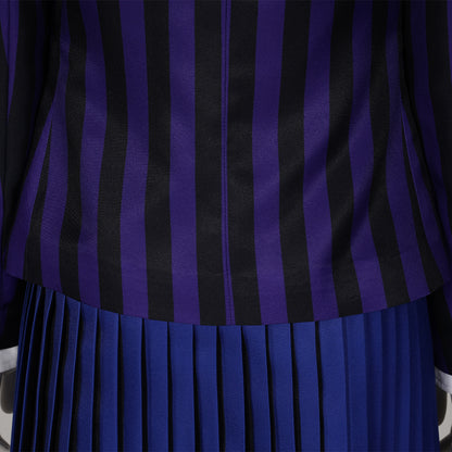 星期三（2022 電視劇）Nevermore Academy Uniform 紫色女角色扮演服