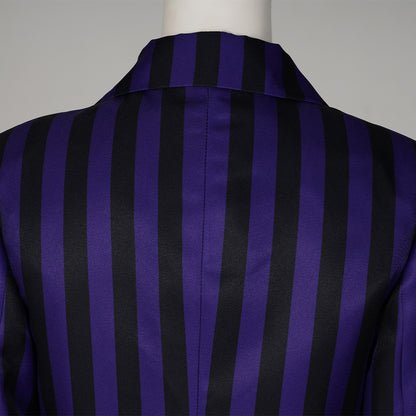 星期三（2022 電視劇）Nevermore Academy Uniform 紫色女角色扮演服