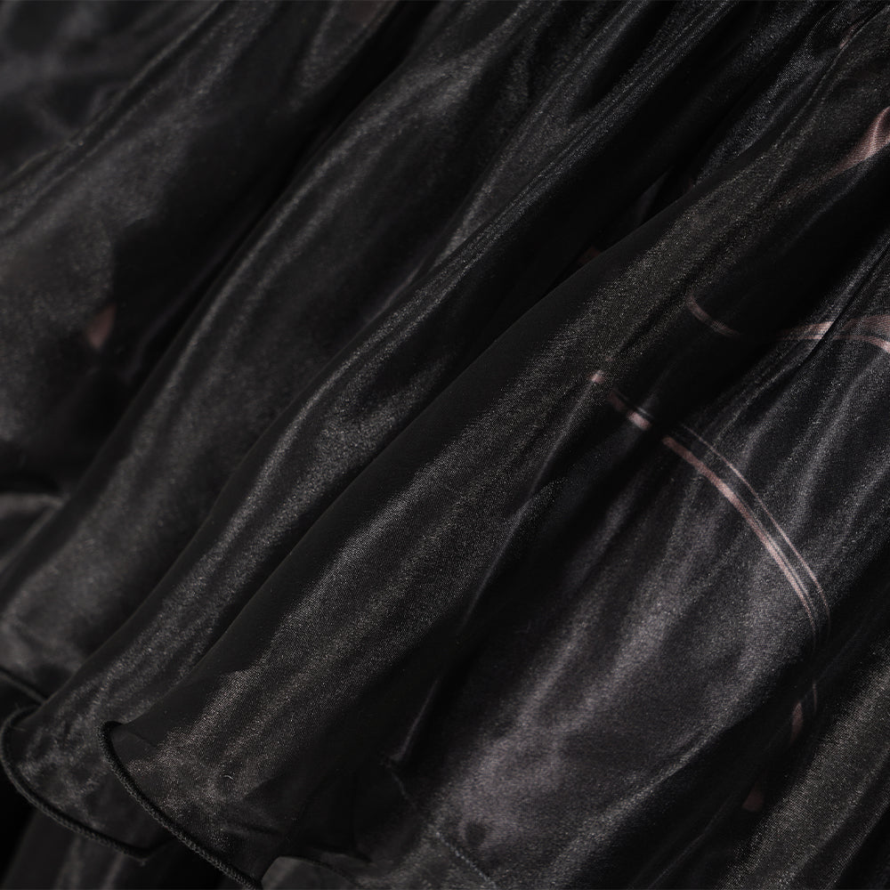 星期三亞當斯一家（2022 電視劇）Wednesday Black Raval Ball Dress Cosplay Costume