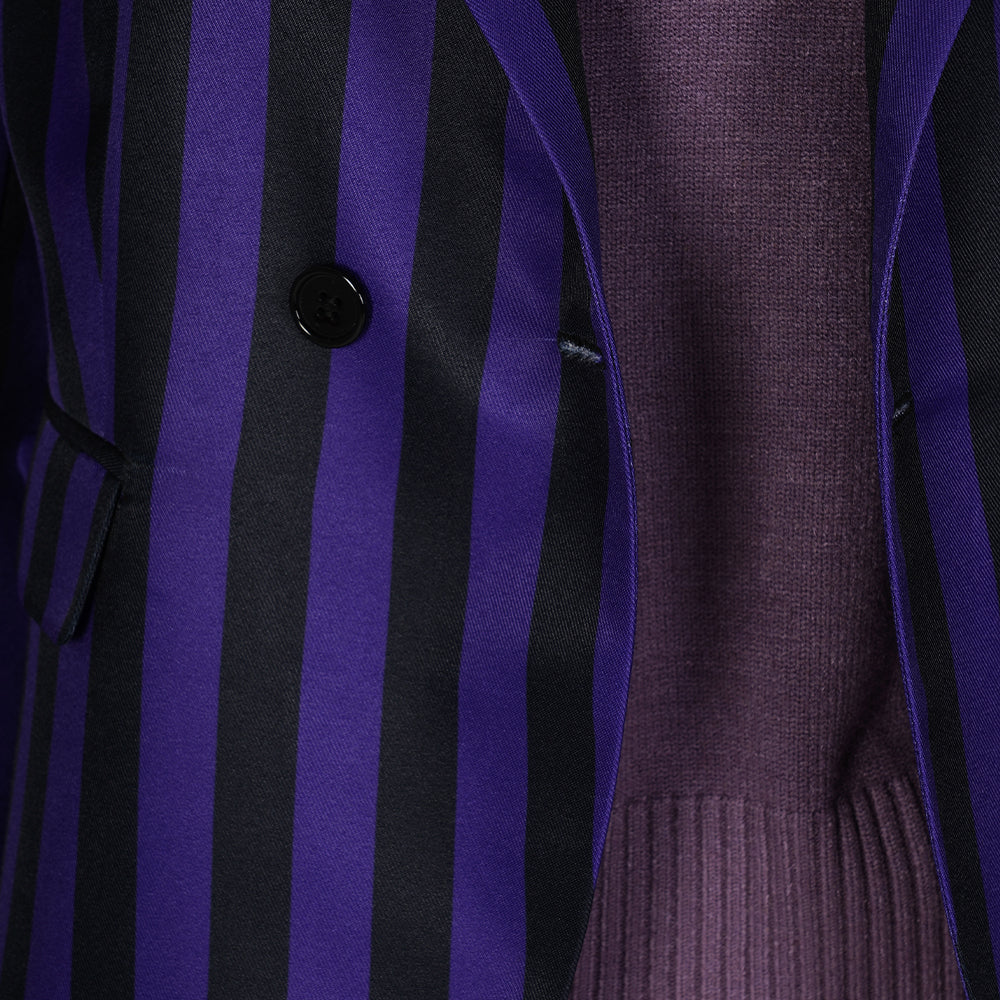 星期三（2022 電視劇）Nevermore Academy Uniform 紫色女角色扮演服