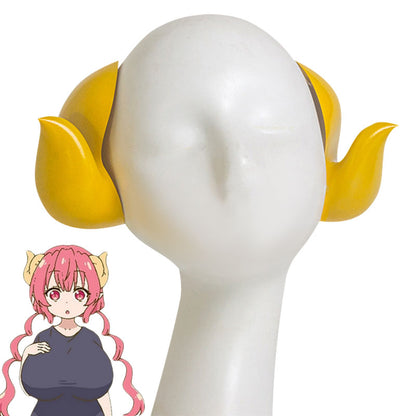 Miss Kobayashi's Dragon Maid S Ilulu Horns Headwear Cosplay Accessoire Prop