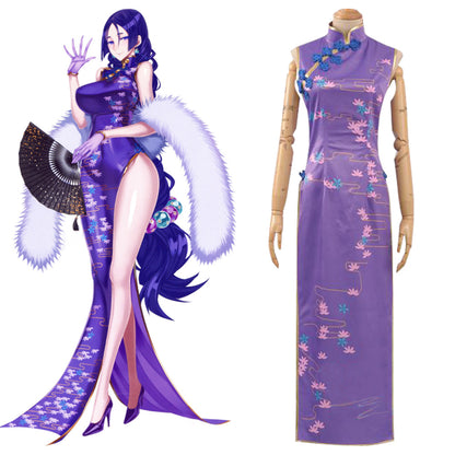 Grand ordre du destin FGO Minamoto no Yorimitsu Minamoto no Raikou Cheongsam Costume de Cosplay